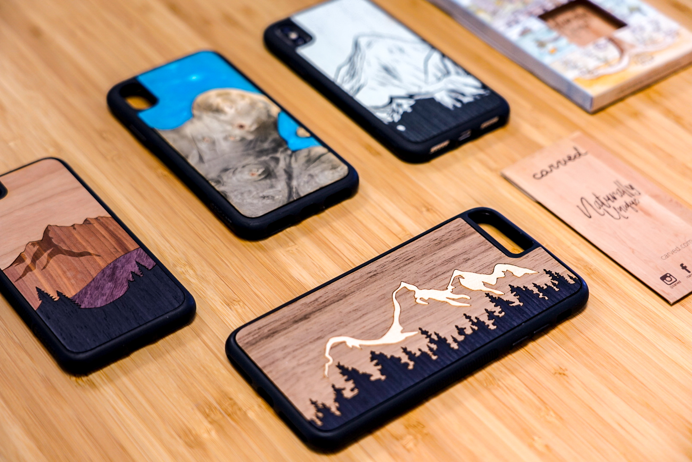 Stunning Carved Phone Cases A Wallet We Couldn t Believe Was Wood